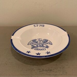 VTG California USA Pottery 1776 Bicentennial Ashtray/Trinket Dish